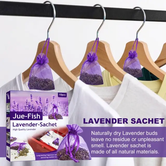 Lavender Sachet Fragrance Car Car Home Wardrobe Shoe Cabinet Fragrant Lavender Buds Dried Lavender Sachets Drawers Freshener Hom