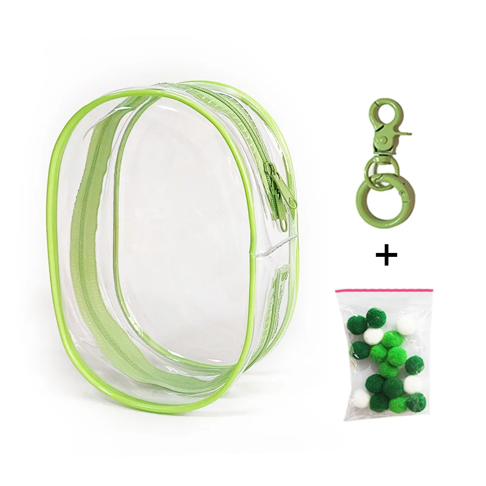 Custodia protettiva Labubu da 15 cm Pain Pack Custodia protettiva in stile pulsante Borsa da appendere per bambola con portachiavi Stile pulsante Ropa