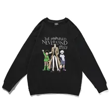 

Anime The Promise Neverland Hunter X Hunter Death Note Print Pattern Pullover Men Women Fashion Cool Sweatshirt Mens Streetwear