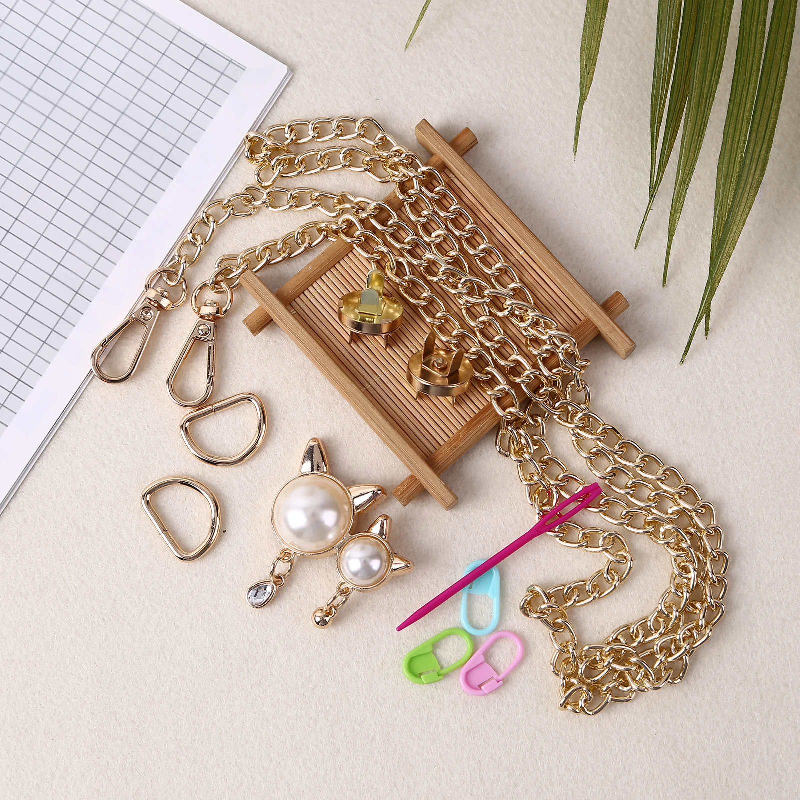 DIY Materials Kit Knitting Crochet Bags Kit Plastic Frame Sheet for DIY Crafts