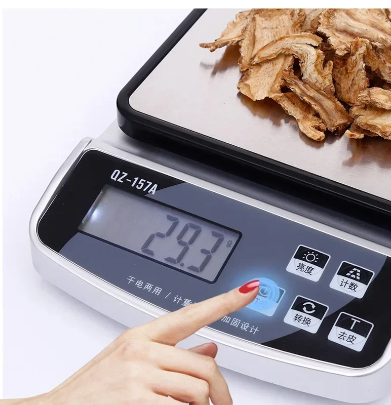 QZ-157A Electronic Scale USB Charge Precision Kitchen Balance Food Scale Household Coffee Smart Digital Baking