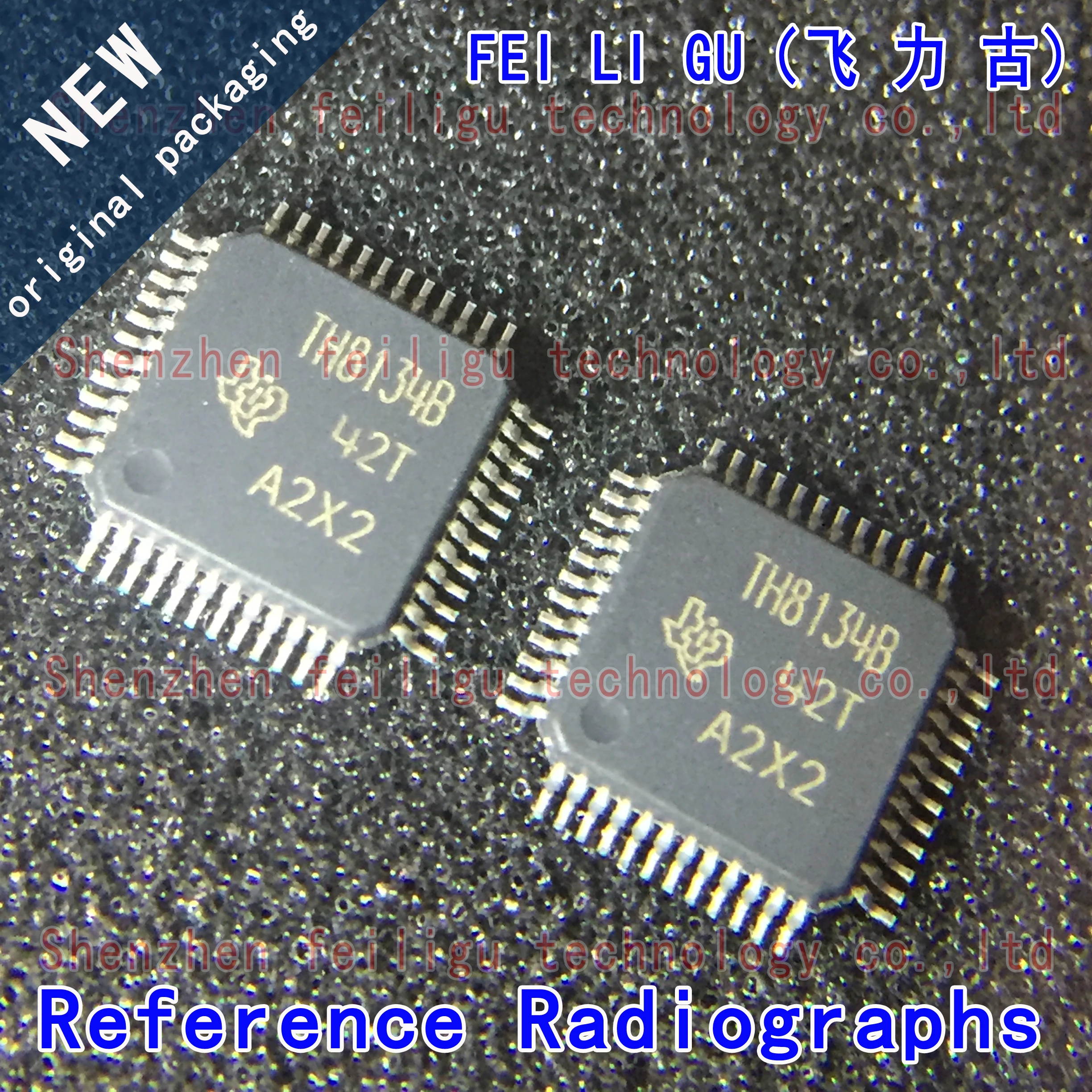 100% 오리지널 THS8134BCPHP THS8134B THS8134 패키지, QFP48 비디오 DAC 칩, 1  10 개, 신제품