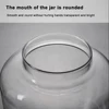 Glass Sealed Jar with Wood Lid, Kitchen Counter Food, Coffee Bean, Grain Storage Organizers, Large Orgnizer, Glass Containter 2