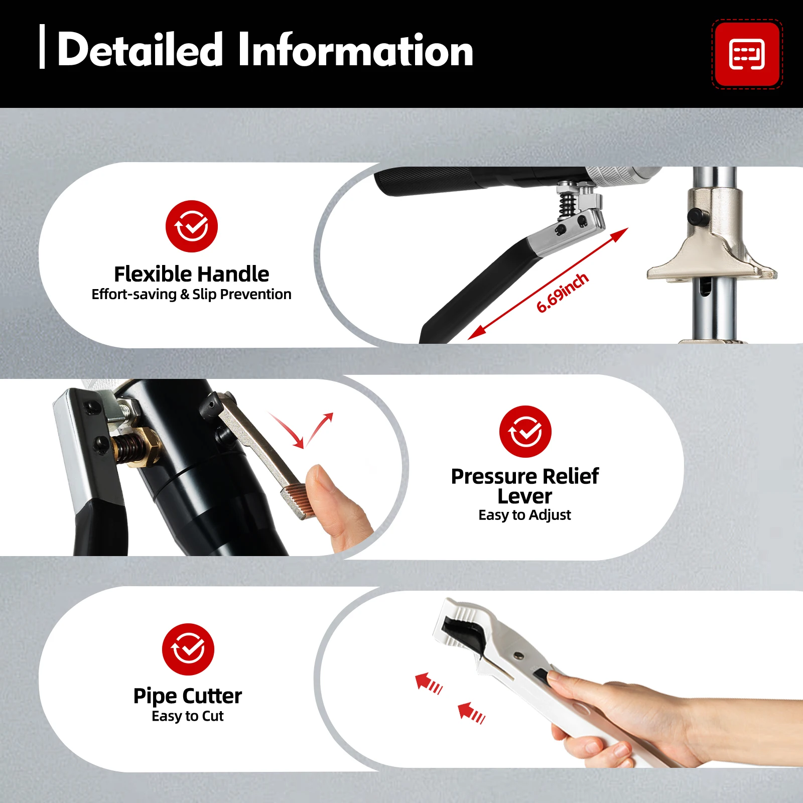 16-32mm Hydraulic Sliding Sleeve Tool Press Pliers, Aluminium Alloy Hydraulic Press Tool, Plumbing Tools for REHAU HIS311