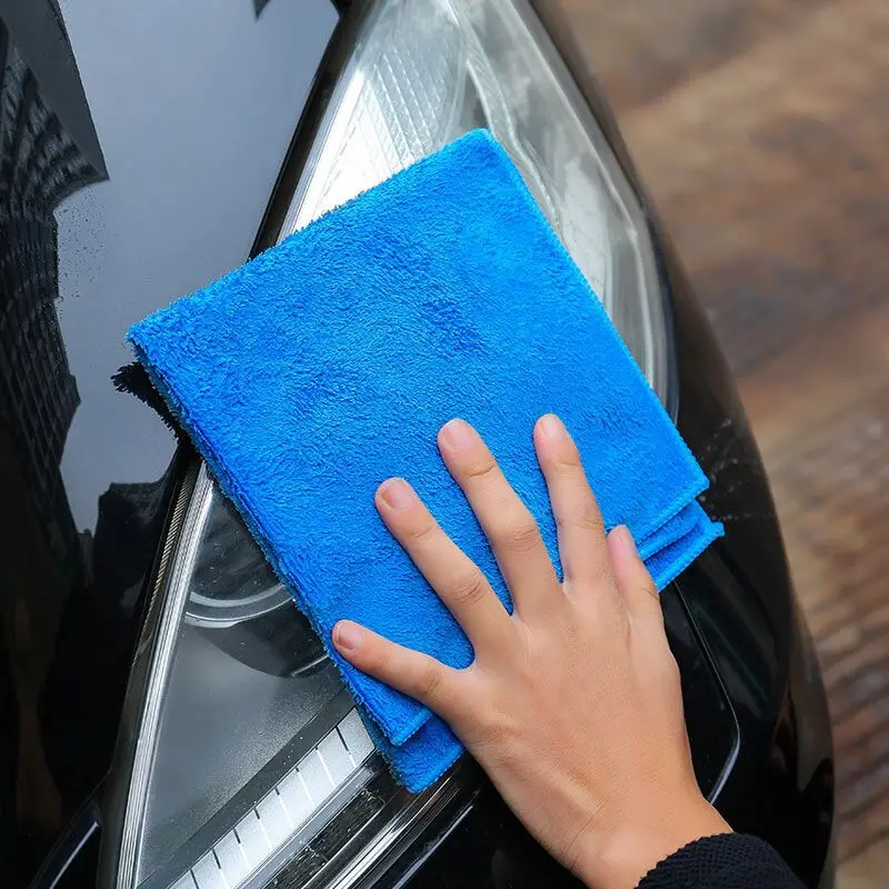 Tanie 30x30cm ręcznik samochodowy Superfine fibre ręcznik samochodowy ręcznik samochodowy mały ręcznik kwadratowy chłonne do sklep