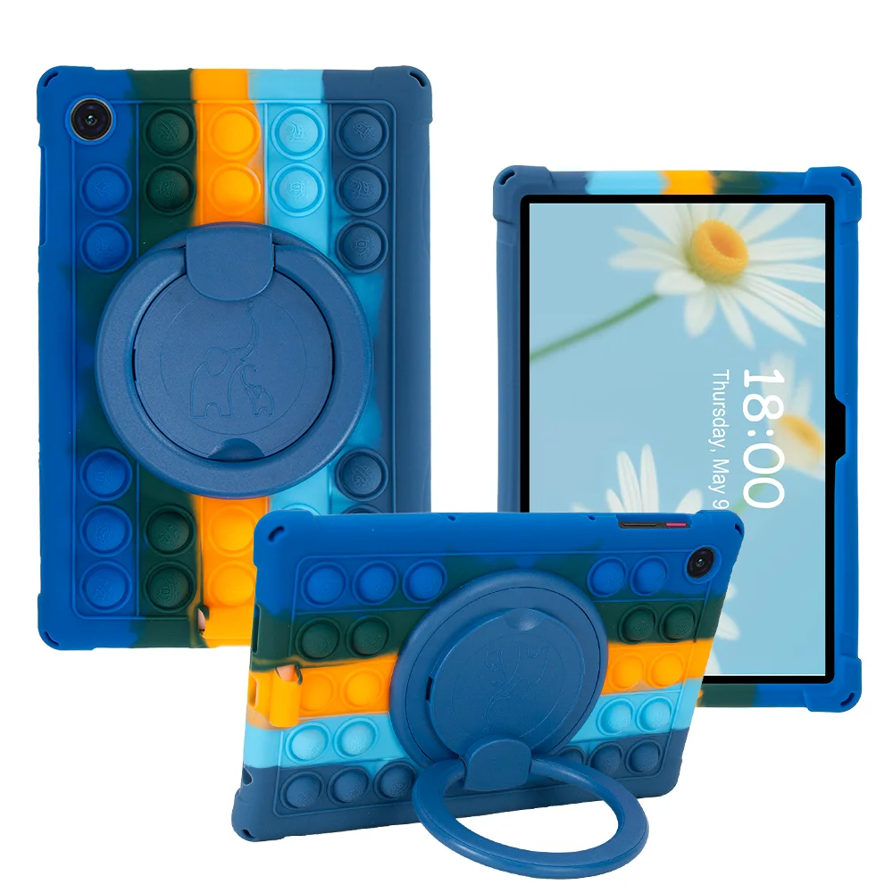 Enhanced Kids Safe 360 Rotating Soft Tablet Cover, 10.1-Inch