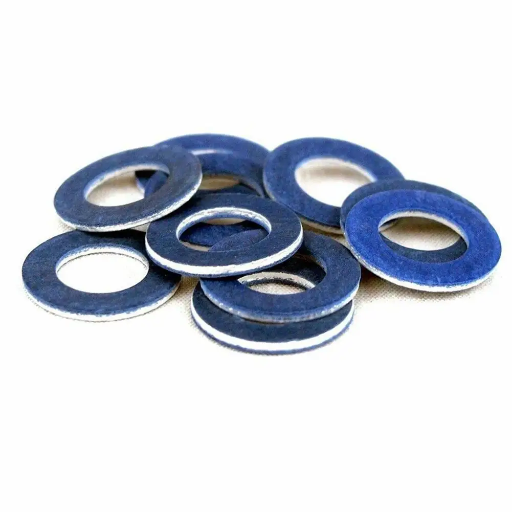 10 stücke 12mm Loch mutter Dichtung Ölwanne Öl ablass schraube Dichtung scheibe geeignet für Toyota/Toyota 2008-2014 90919-02254 – Detail 8