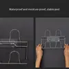 Stainless Steel Shoes Rack Wall Mounted Shoes Holder Hanger Slipper Storage Rack Shelf Shoes Hanging Holder Bathroom Organizer 3