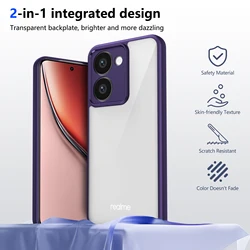 Transparent Skin - Feel Protective Case for Realme Narzo 80x (PURPLE)