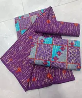 Tissu pagne africain en cire véritable le plus populaire pour robe de soirée, 100 % coton, style nigérian, haute qualité, Ankara Kente, imprimé doré 5