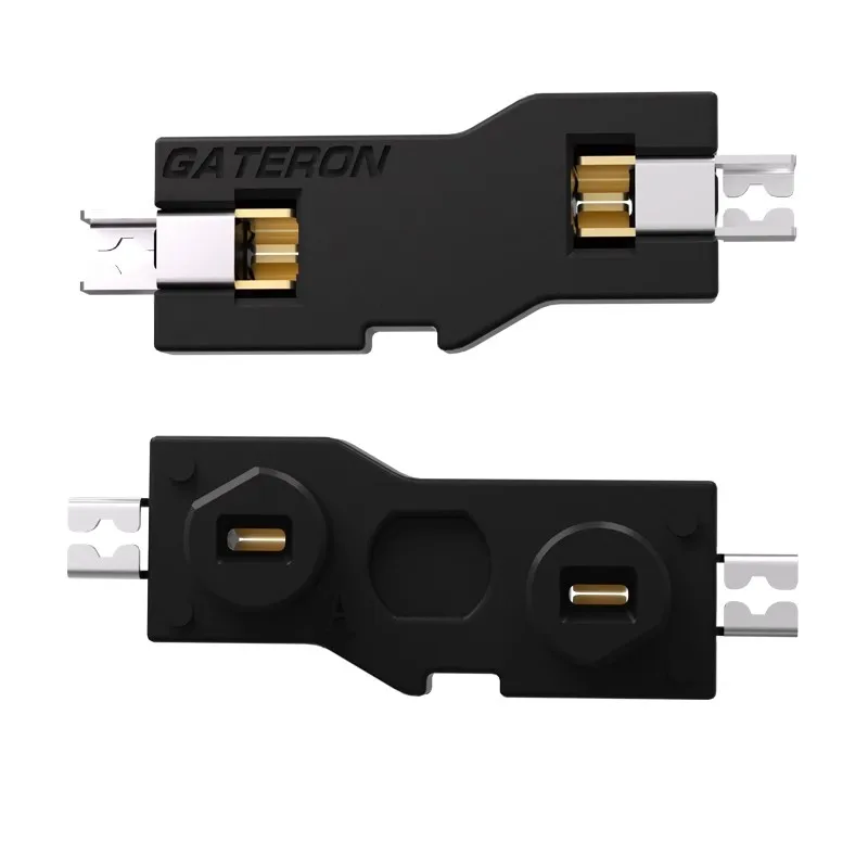 Gateron Low Profile Switch Preto Pcb Soquete Faça Você Mesmo Smd Rgb Jogo Acessório Teclado Mecânico Hot Swap Atacado - Imagem 2