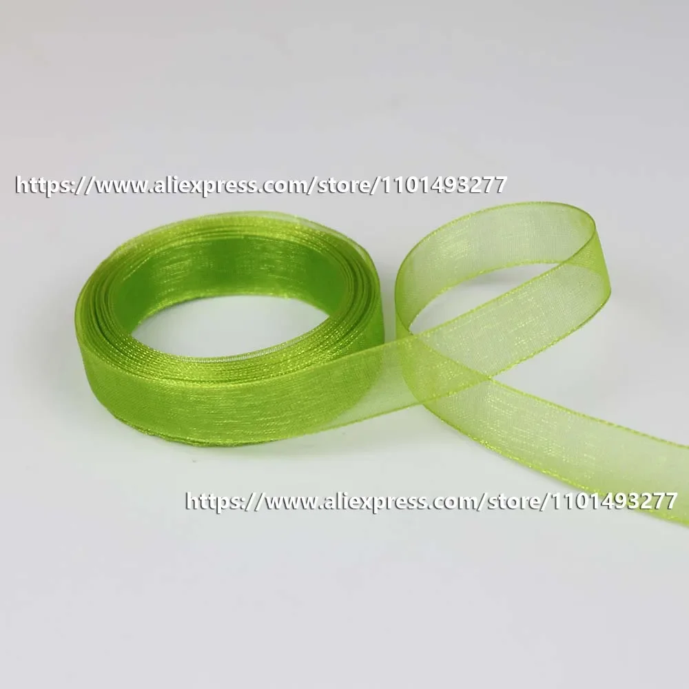 5 Yards Organza Ribbon for Gift Wrapping and Crafting