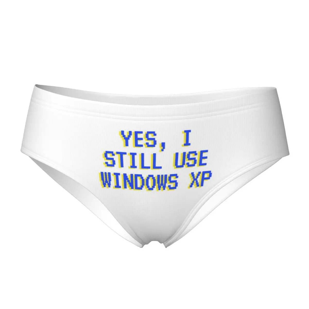 Custom Yes, I Still Use Windows XP Panties Briefs Women's Comfort Briefs Underwear Breathable Female Underpants