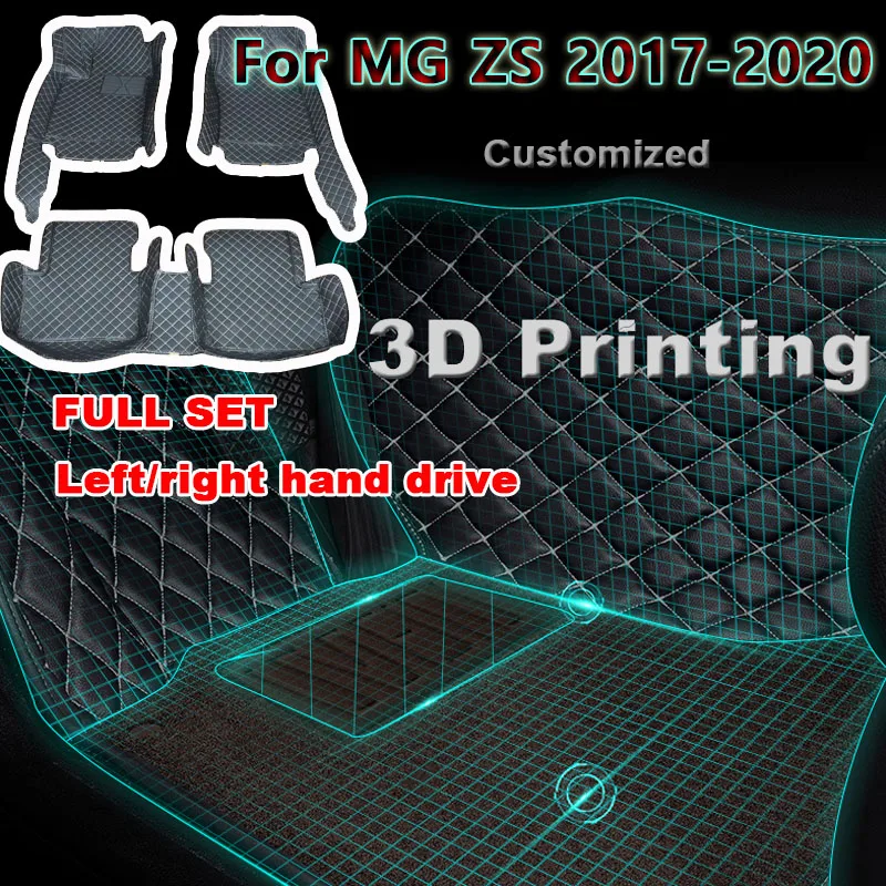 

Car Floor Mats For Morris Garages MG ZS 2020 2019 2018 2017 Carpets Parts Protector Auto Interior Accessories Waterproof Rugs