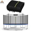 6/8/10FT Trampoline Replacement Safety Net Weather-Resistant Protection Net with Double-Headed Zipper for Kid Outdoor Sports 1