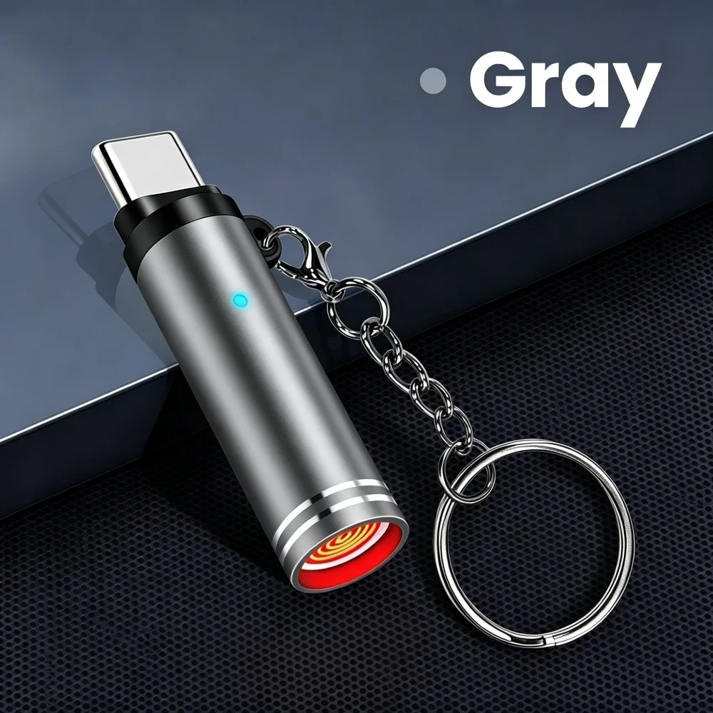 Compact USB-C Outdoor Safety Air Blast Lighter Adapter