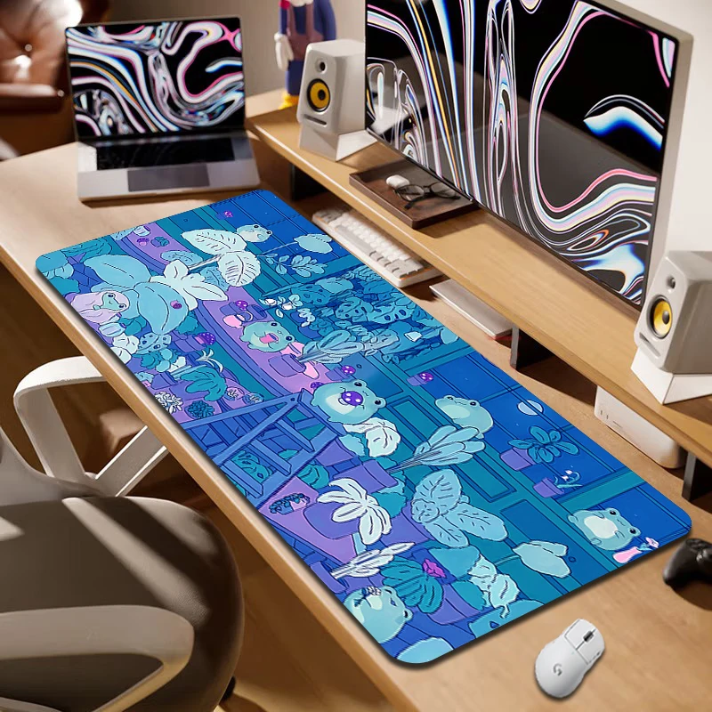 

Purple Plant Game Mouse Pad Gamer 900x400 XXL Mouse Mat Gaming Cute Kawaii Mousepad Rubber Table Pads Cat Deskmat Keyboard Mats
