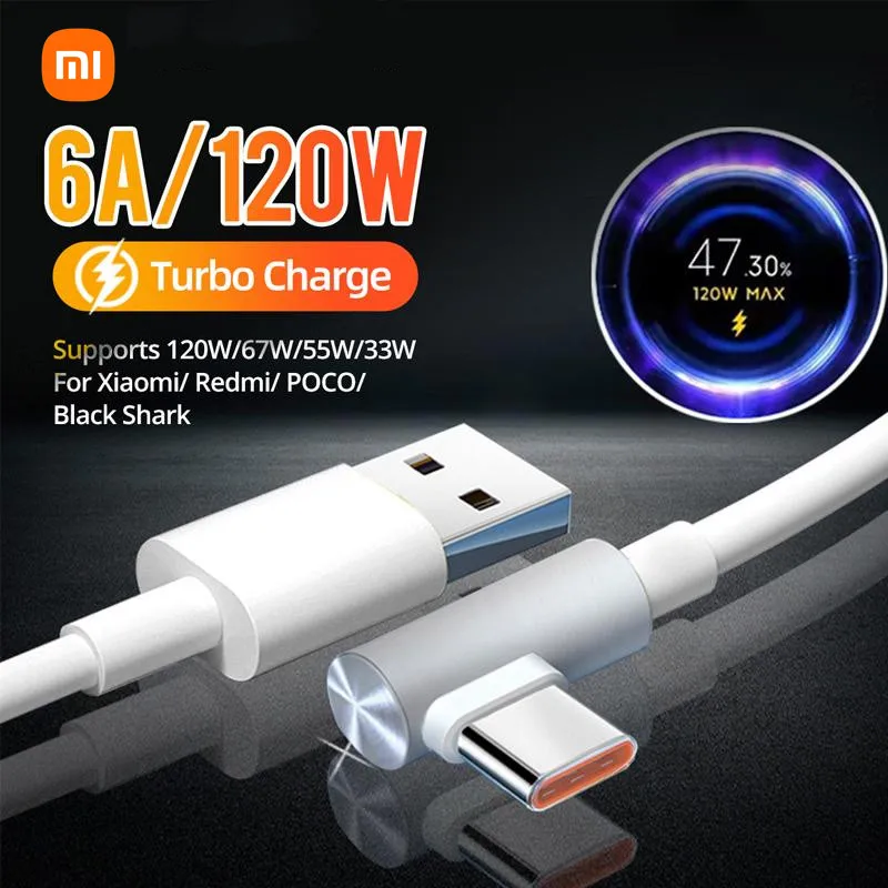 Original Xiaomi 120W 6A USB Super Fast Charger