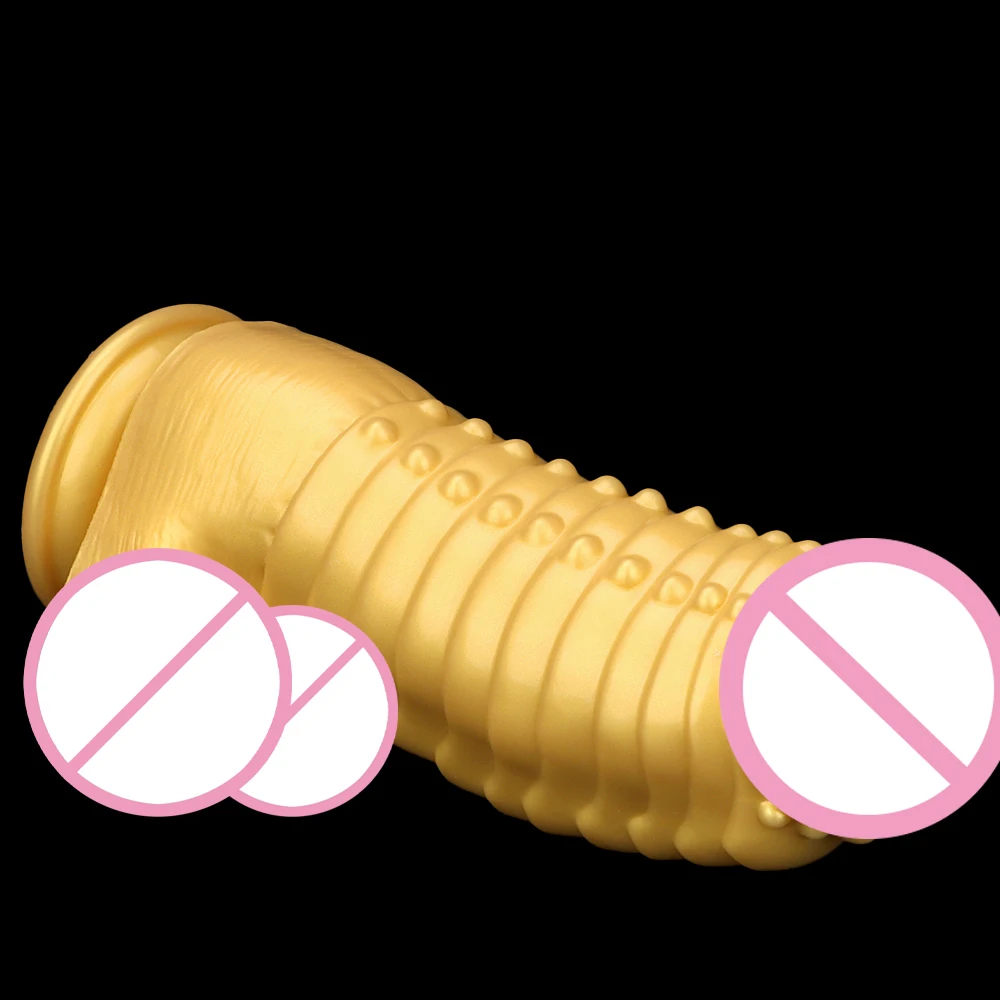 Gros plug anal en silicone pour massage de la prostate et anus_voghion.com