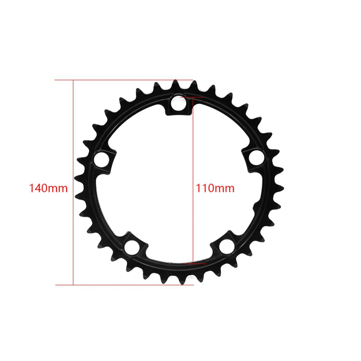 BAAU 2X 34T Electric Bicycle Bike E-Bike Chain Ring Wheel Accessories for TSDZ2 TSDZ-2B Mid Drive Motor