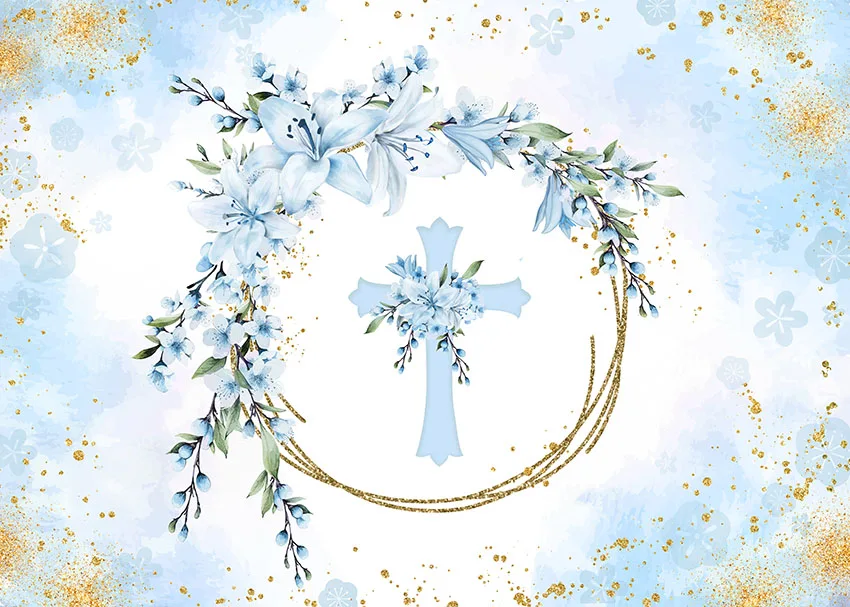 LOHAME 8pz Prima Comunione Festone Ghirlanda Striscione di Carta Oro La Mia Prima Comunione Addobbi Comunione Banner Confirmation di Carta Oro Festone Decorativo per Comunione Cresima Battesimo