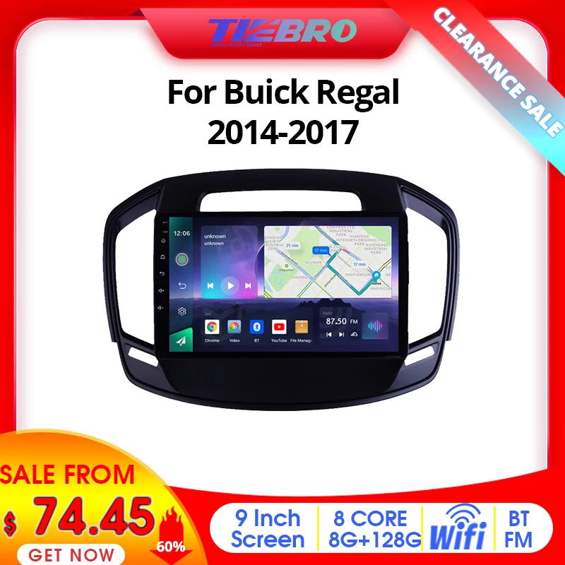 

TIEBRO Clearance Sale 60% Discount 2Din Android 10 Car Radio For Opel Insignia For Buick Regal 2014-2017 Multimedia Navigation