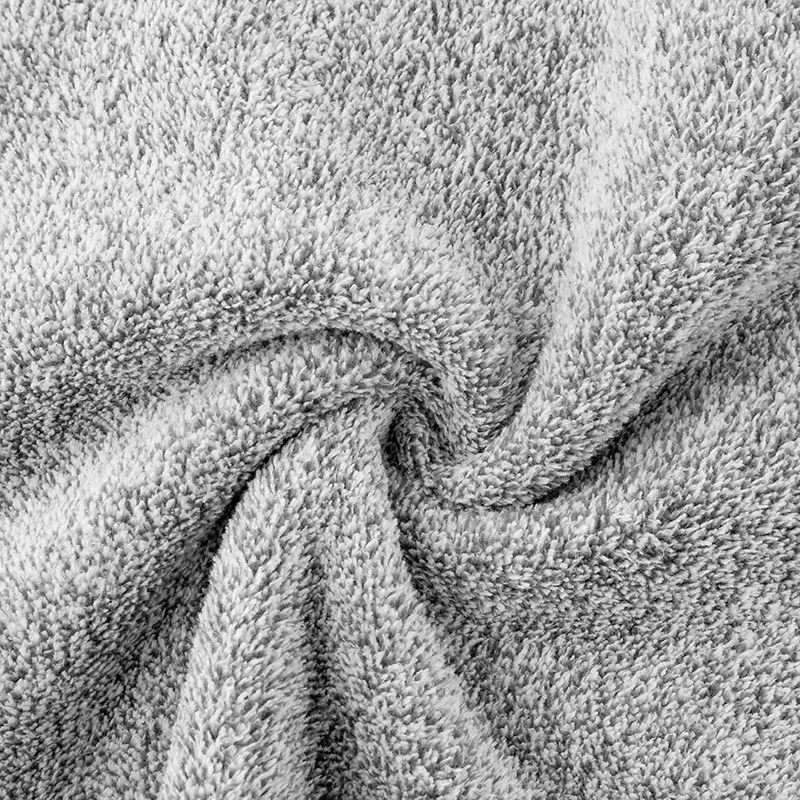 5/10pcs Gray Bamboo Charcoal Thickened Super Absorbent Dishcloth Oil Resistant Kitchen Wipes Microfiber Cleaning Cloths