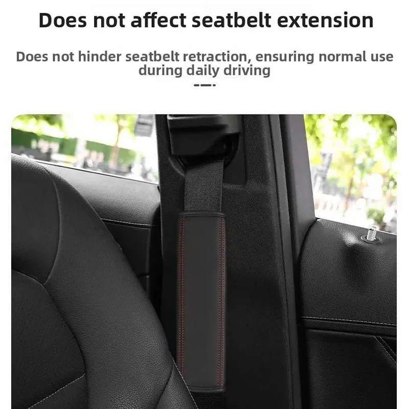 BMW X1 X2 X3 X4 X5 X6 X7 i3 i5 i7 E36 E39 E60 E87 E91 E92 F10 F20 F30 G02용 나파 가죽 카시트 벨트 보호 커버