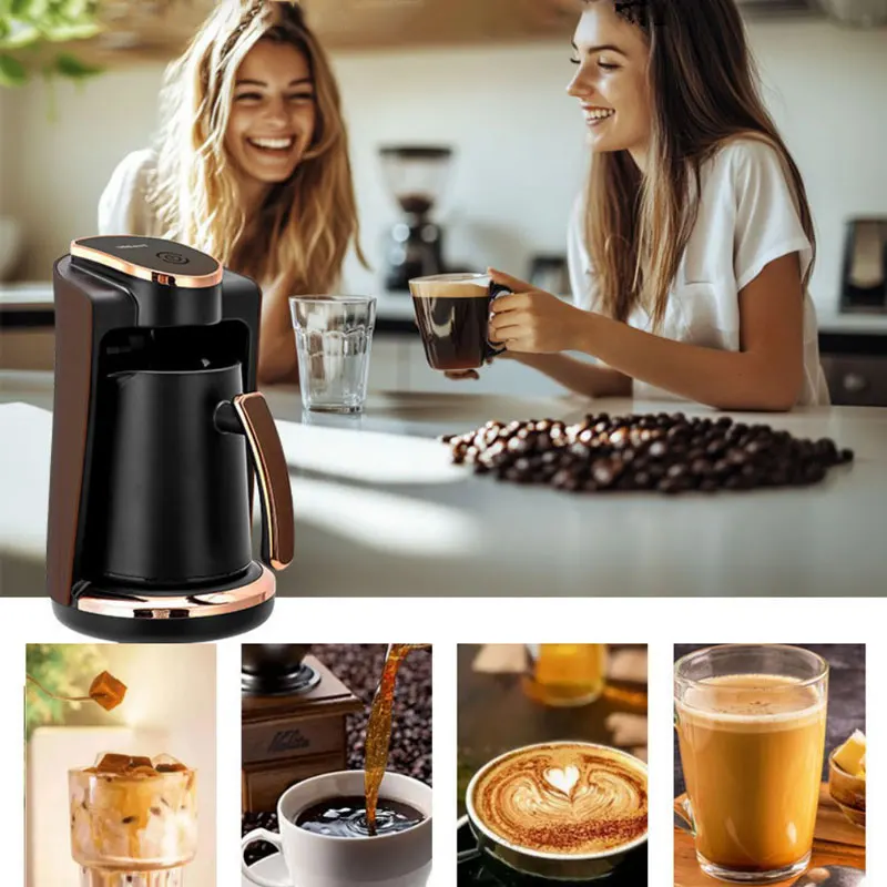 250ml Electric Coffee Pot 550W Portable Drip Coffee Machine Household Small Milk Maker Office Mocha Pot 110V 220V