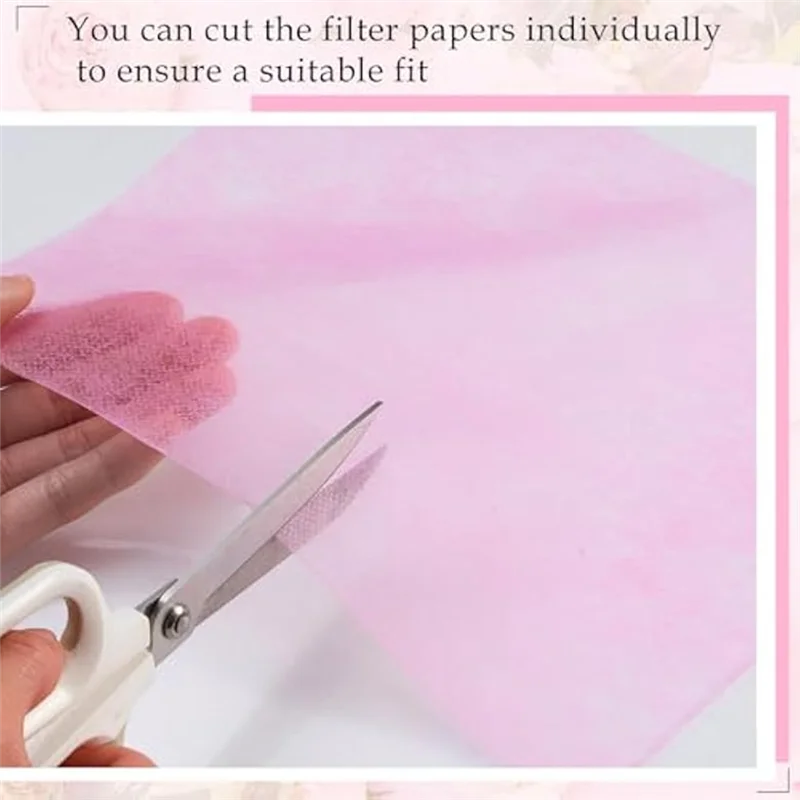 GTBL 400 시트 네일 먼지 수집기 필터 용지 일회용 네일 먼지 흡입 수집기..