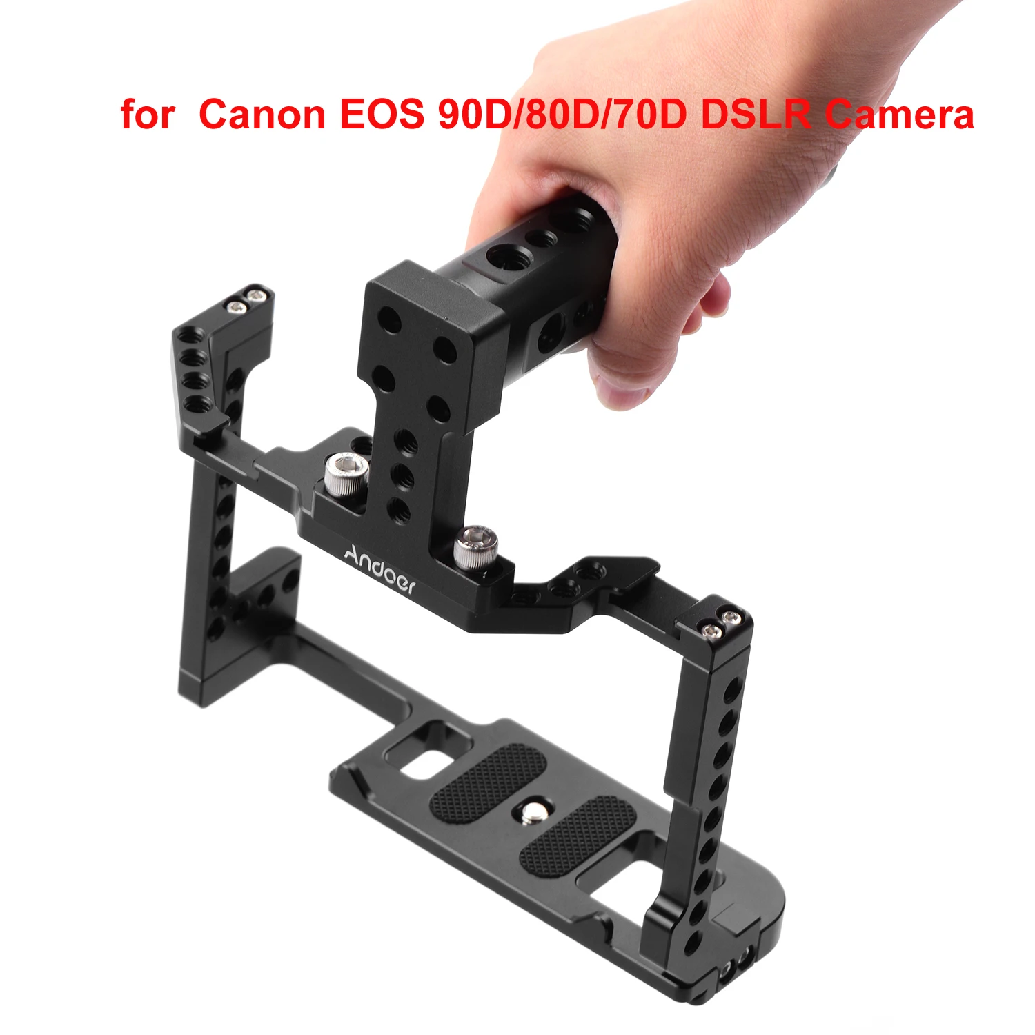 Top handle kit aluminum Alloy for Canon EOS DSLR Camera r0o9 Andoer Camera Cage 