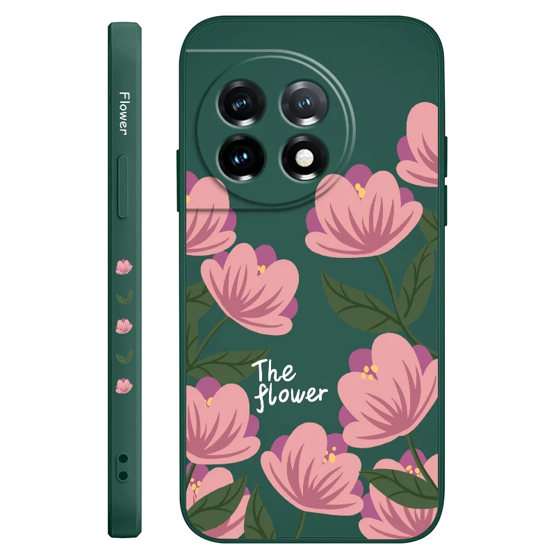 Pink Primrose Liquid Silicone Phone Case