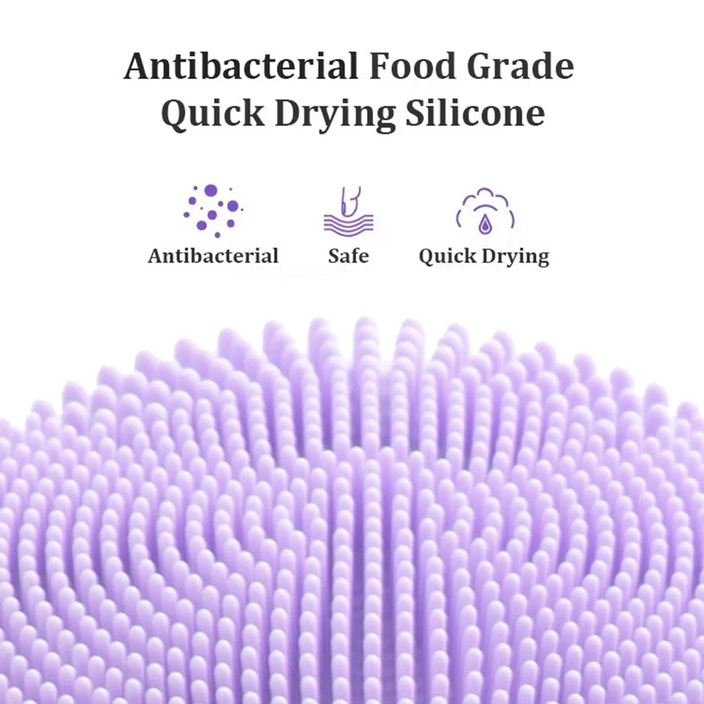 NEW Sonic Waterproof Facial Cleansing Brush for Men & Women Rechargeable Exfoliating Electric Face Scrubber Cleanser Brush