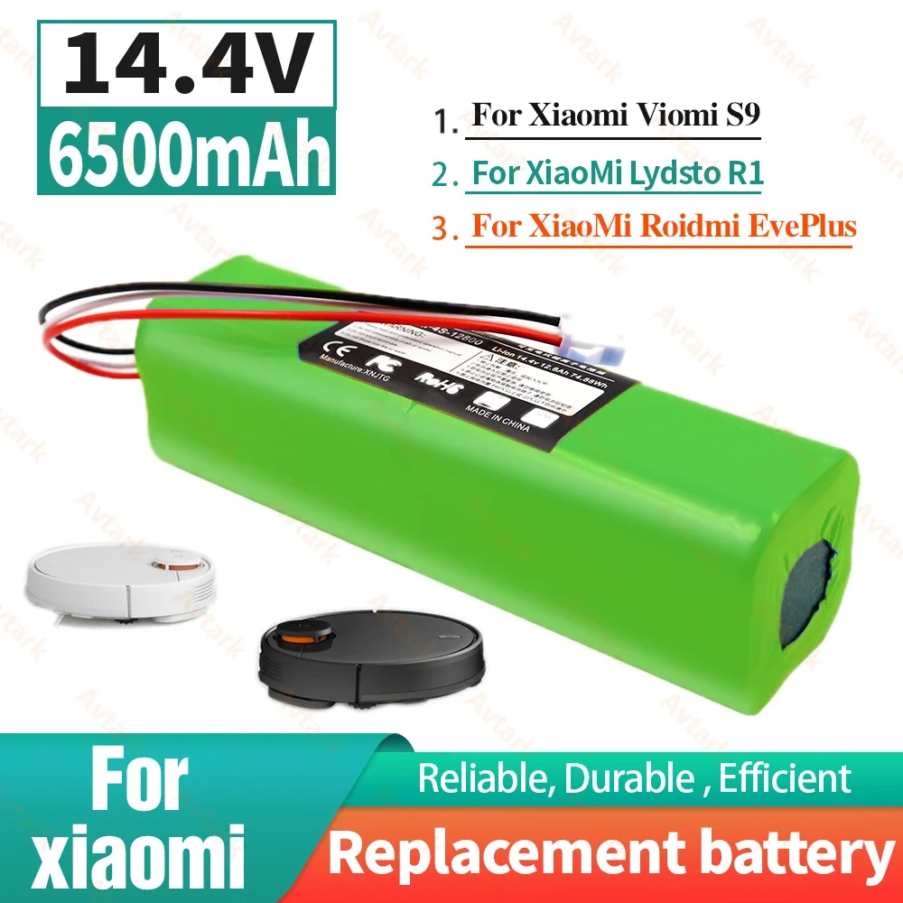 

For XiaoMi Lydsto R1 Roidmi Eve Viomi S9 Original Accessories Rechargeable Battery Pack is Suitable For Repair and Replacement
