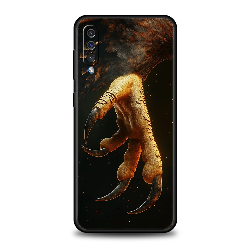 Handyhülle für Samsung Galaxy A16/A34/A24/A22/A12/A54/A52/A02/A03/A06/A70/A50/A10/A20/5G Weiche TPU-Hülle Eagle Hawk Bird Animal – Detail 2