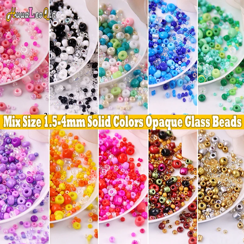 200pcs 4mm Glass Pearl Round Spacer Loose Beads 30 Colors Wholesale GP0001 