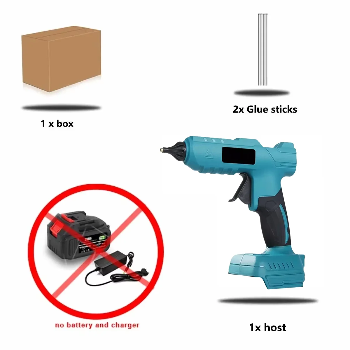 Electric Cordless Hot Melt Glue Gun for Makita 18V Battery 11mm Stick Hot Melt Welding Air Gun hot glue gun caulking gun