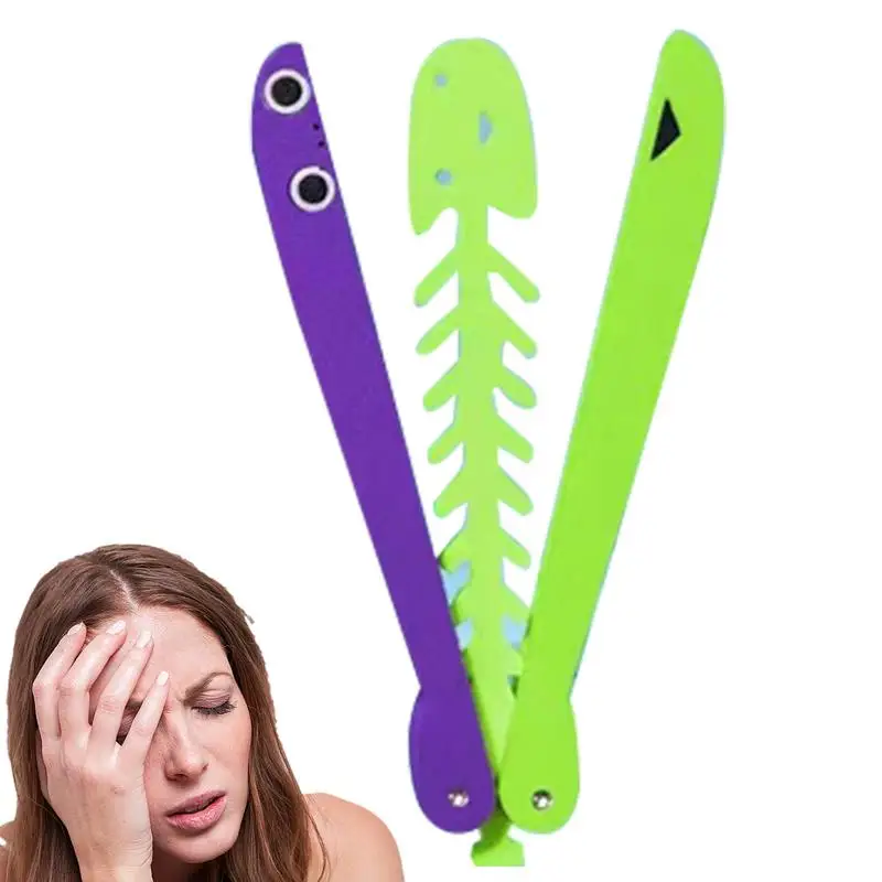 

Carrot 3D Printing Toy Carrot Silly Fish Toy Fingertip Sensory Cutter Hand Gripper Toy With Smooth Edges For Offices Travel