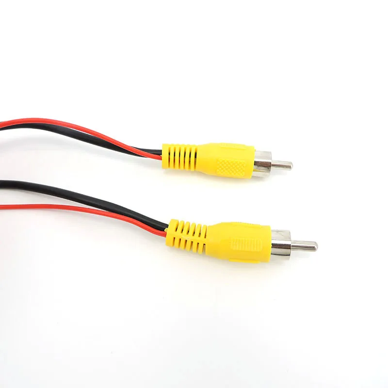 Câble Caméra Recul Câble Extension RCA 6m Avec Déclencheur Rouge - Pour Caméra De Recul Voiture | Blindé Anti-Interférences Câble Vidéo Voiture