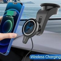 Phones Wireless Chargers Universal 15W for Magsafe Car Wireless Charger for IPhone14 13 11 Suction Cup