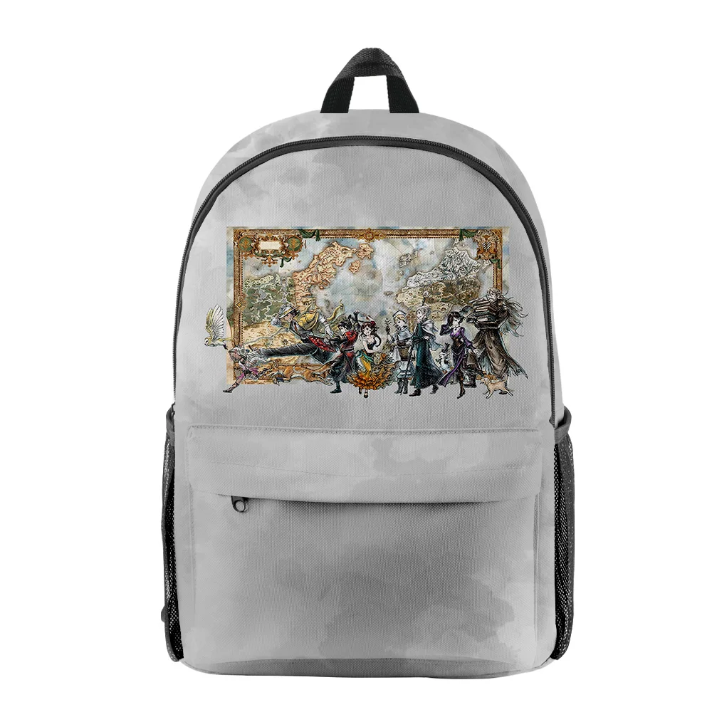 

Octopath Traveler 2 Harajuku Backpack Adult Unisex Kids Bags Casual Daypack Backpack School Anime Bags Back To School