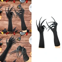 Scary Long Nails Gloves Cosplay Party Costume Accessories Halloween Party Gloves Roleplay Finger Nails Gloves F3MD 6