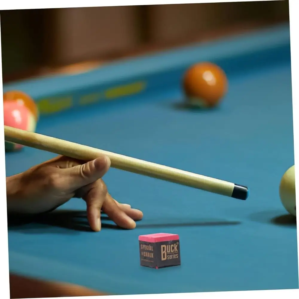 12 Stück Billard Queue Kreide Billard Zubehör rutsch feste verschleiß feste haltbare tragbare leichte profession elle Snooker Kreide – Detail 12