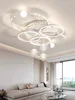 2024 New Modern Round Led Black Living Room Pendant Light Kitchen Restaurant Glossy Pendant Light Interior Decoration 3