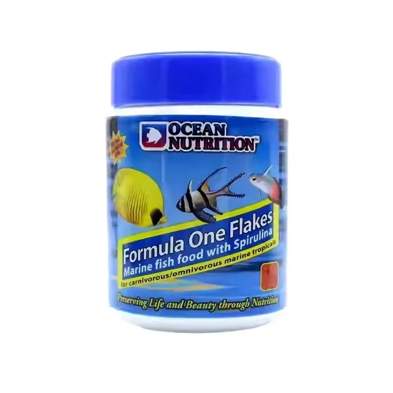 Ocean Nutrition Premium Marine Fish Flakes with Spirulina and Brine Shrimp