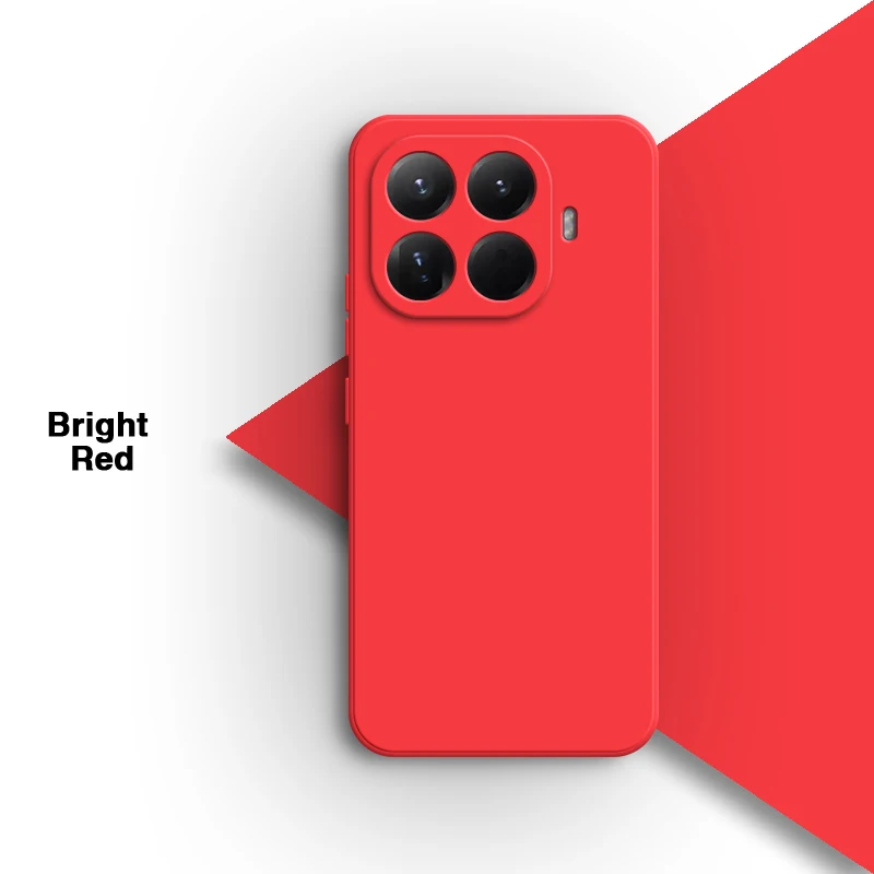 Original Liquid Silicone Shockproof Back Cover with Classic Square Design
