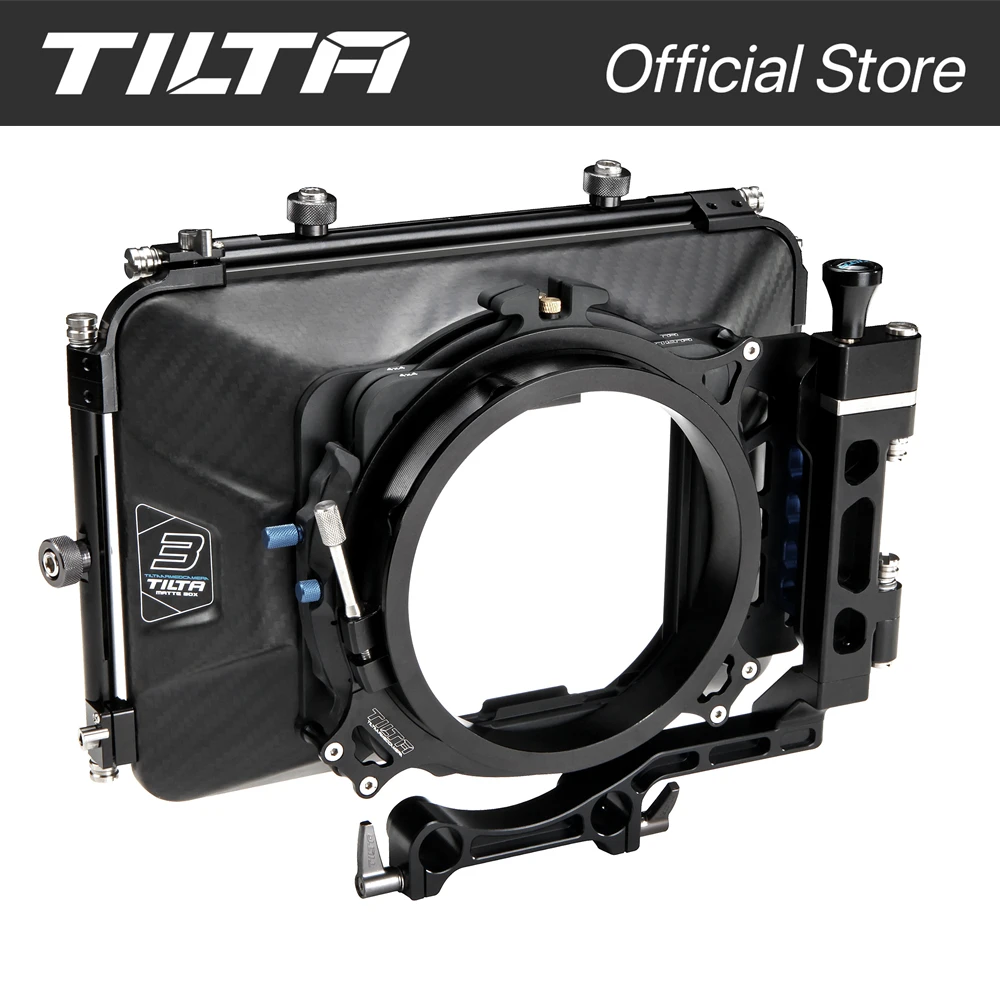 

TILTA MB-T03 4×4 Carbon Fiber Matte Box for 15mm Rod Support Rig DSLR