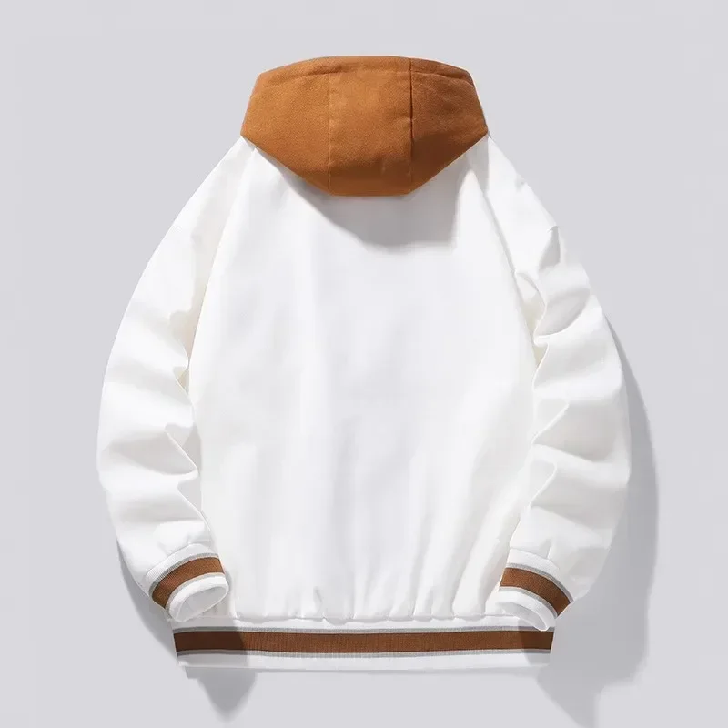 Hooded Jacket High Quality Brand All-match Hoodies Student men Women Baseball Uniform Jacket Men's Autumn New Trendy Coats 4