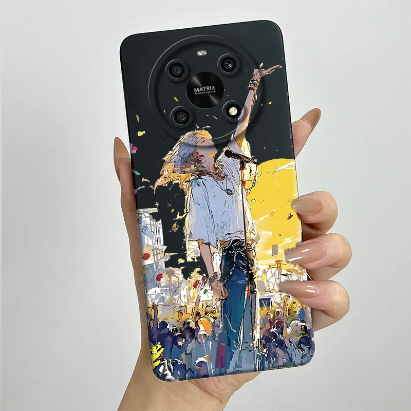 Sweet Painted Soft Silicone Phone Case - Cute Printed Design Cover