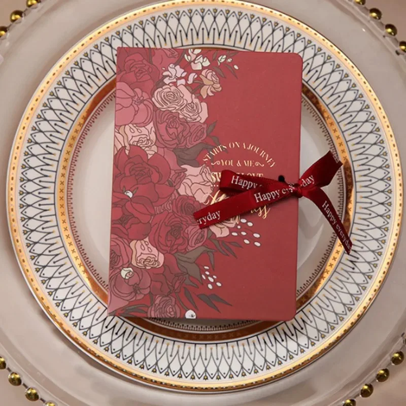 5PCS Book Shape Gift Boxes with Ribbon – Candy and Chocolate Favor Boxes, Elegant Weddi... - SKU CCB01539 - UGI Packaging